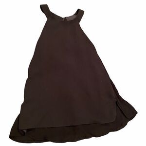 Line & Dot Black Sleeveless Top Size X Small